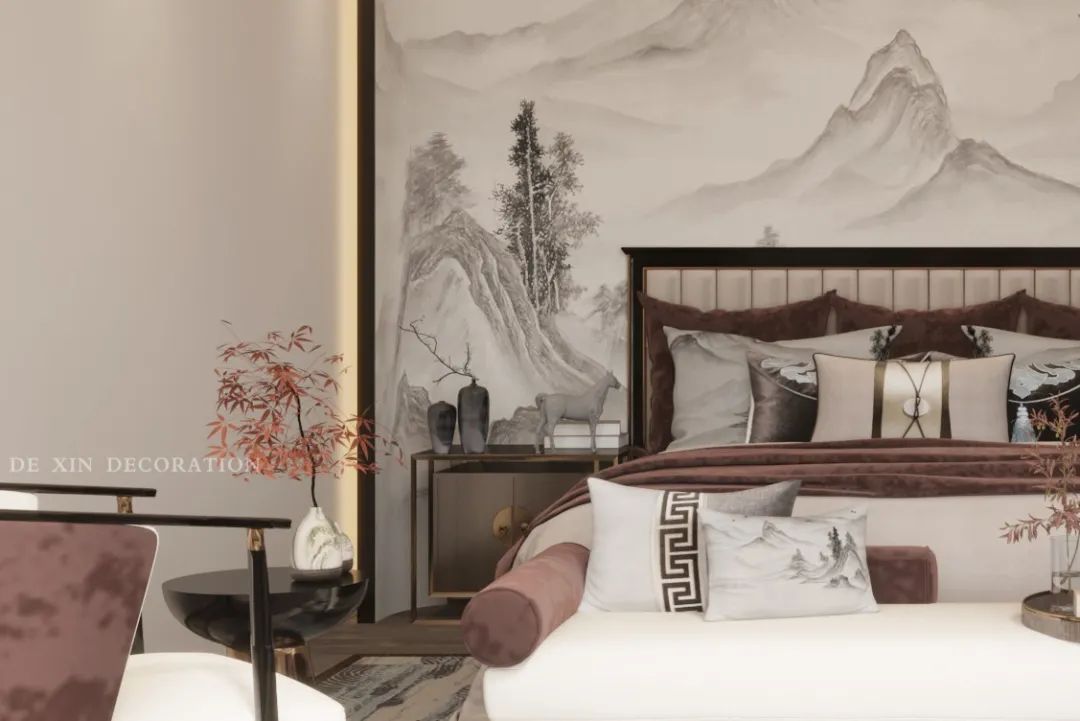 新中式风雅大宅丨中国广州丨德馨装饰-4