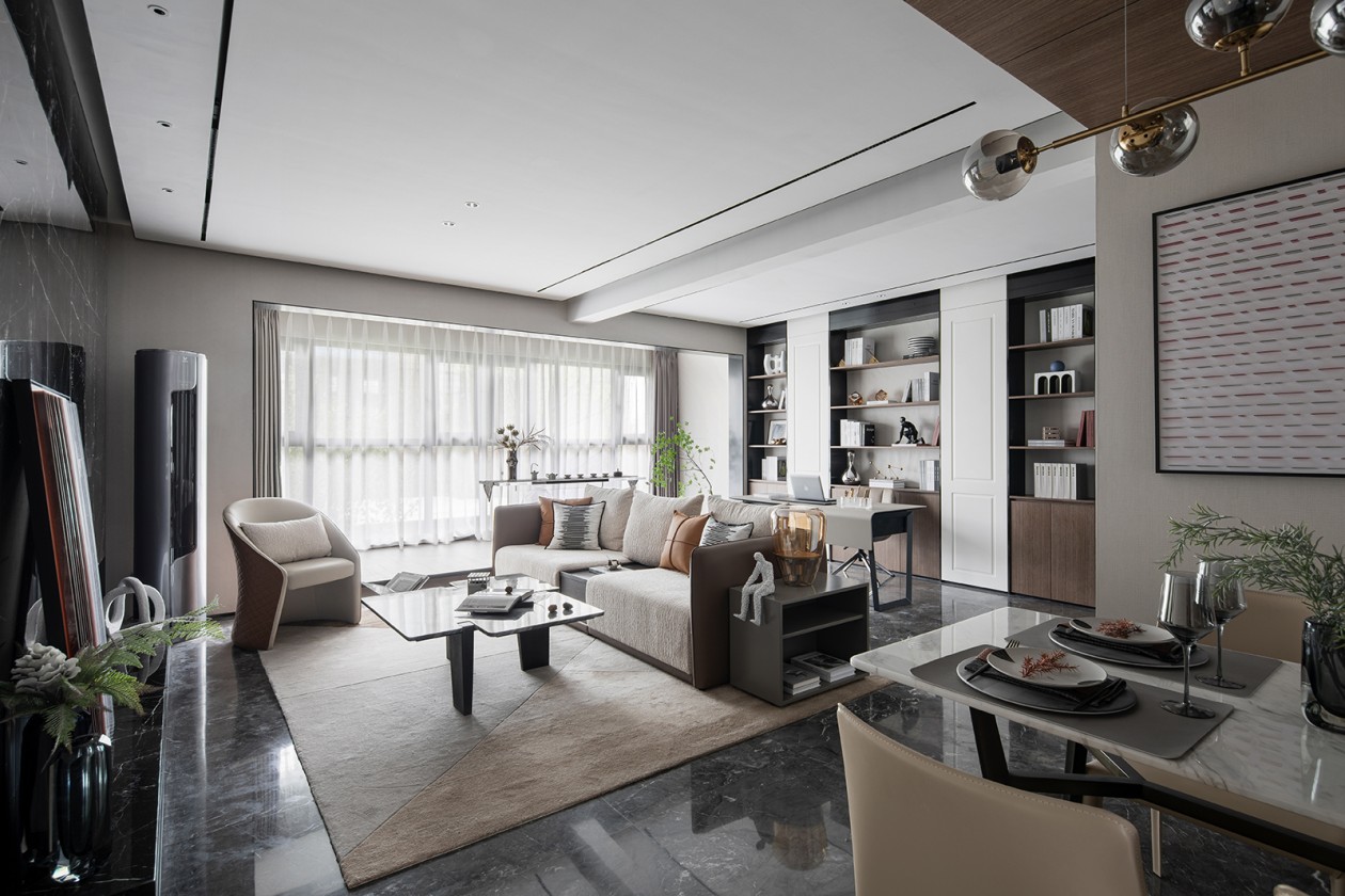 亚新集团偃师二期 A1 户型样板间丨中国洛阳丨郑州木易软装设计 樊迎迎-1