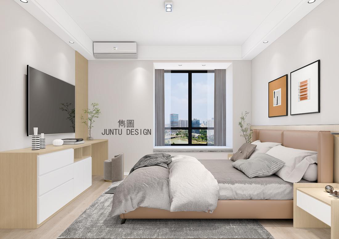 广州南沙碧珑湾 115m²日式原木风家居设计丨中国广州-19