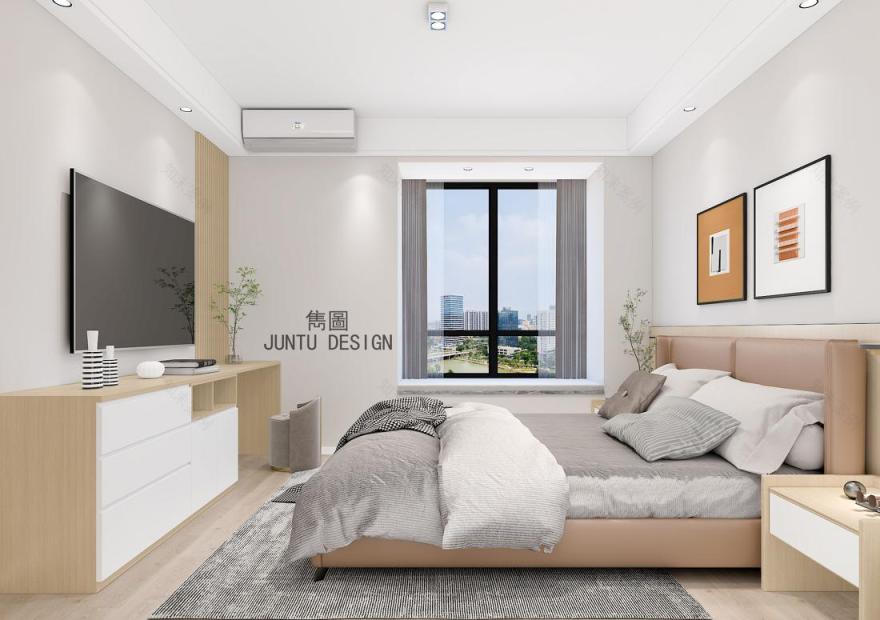 广州南沙碧珑湾 115m²日式原木风家居设计丨中国广州-19