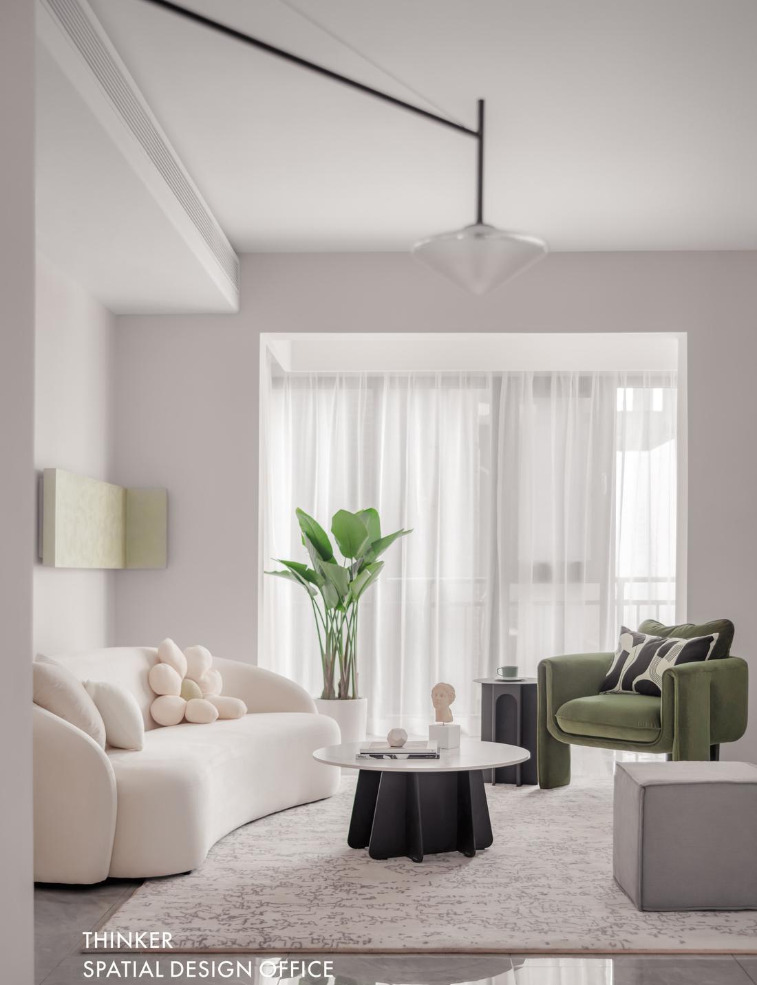 150 平奶油色家居-6