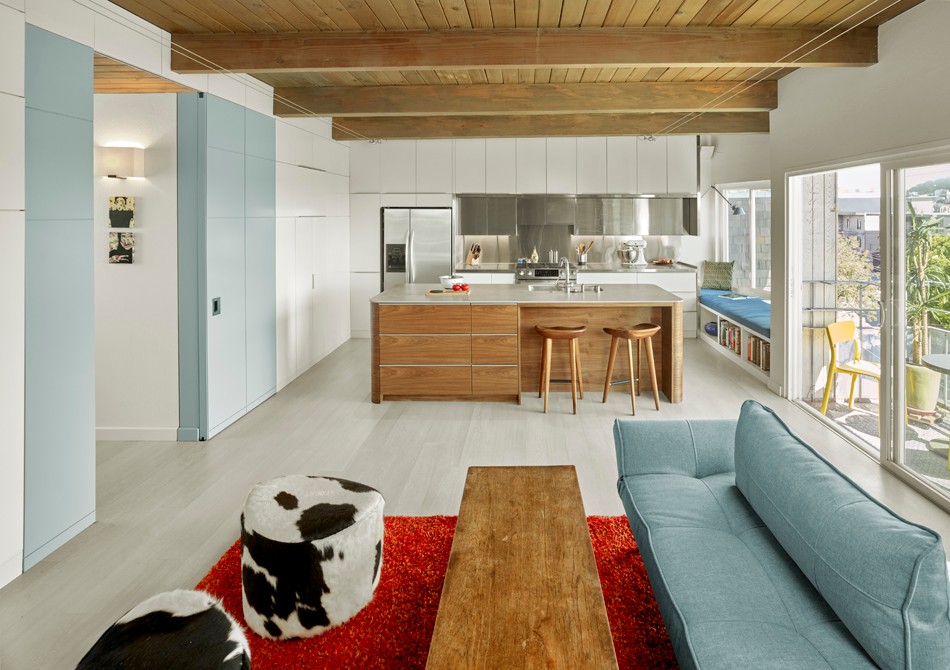 旧金山现代 Box 盒子收纳储藏四居室微型公寓-0