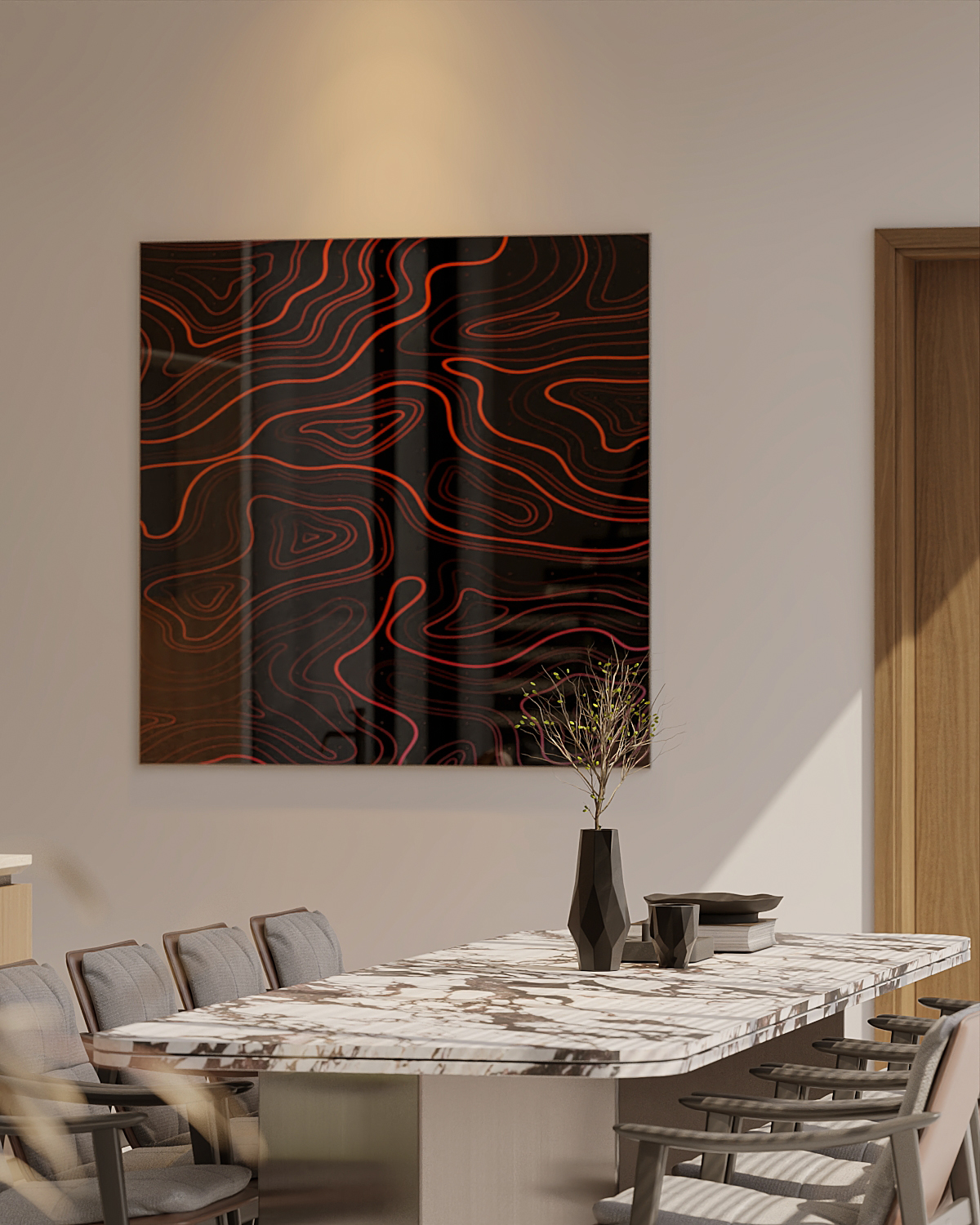 LIVINGROOM & KITCHEN - VILLA DONG XUAN - HA NOI-15