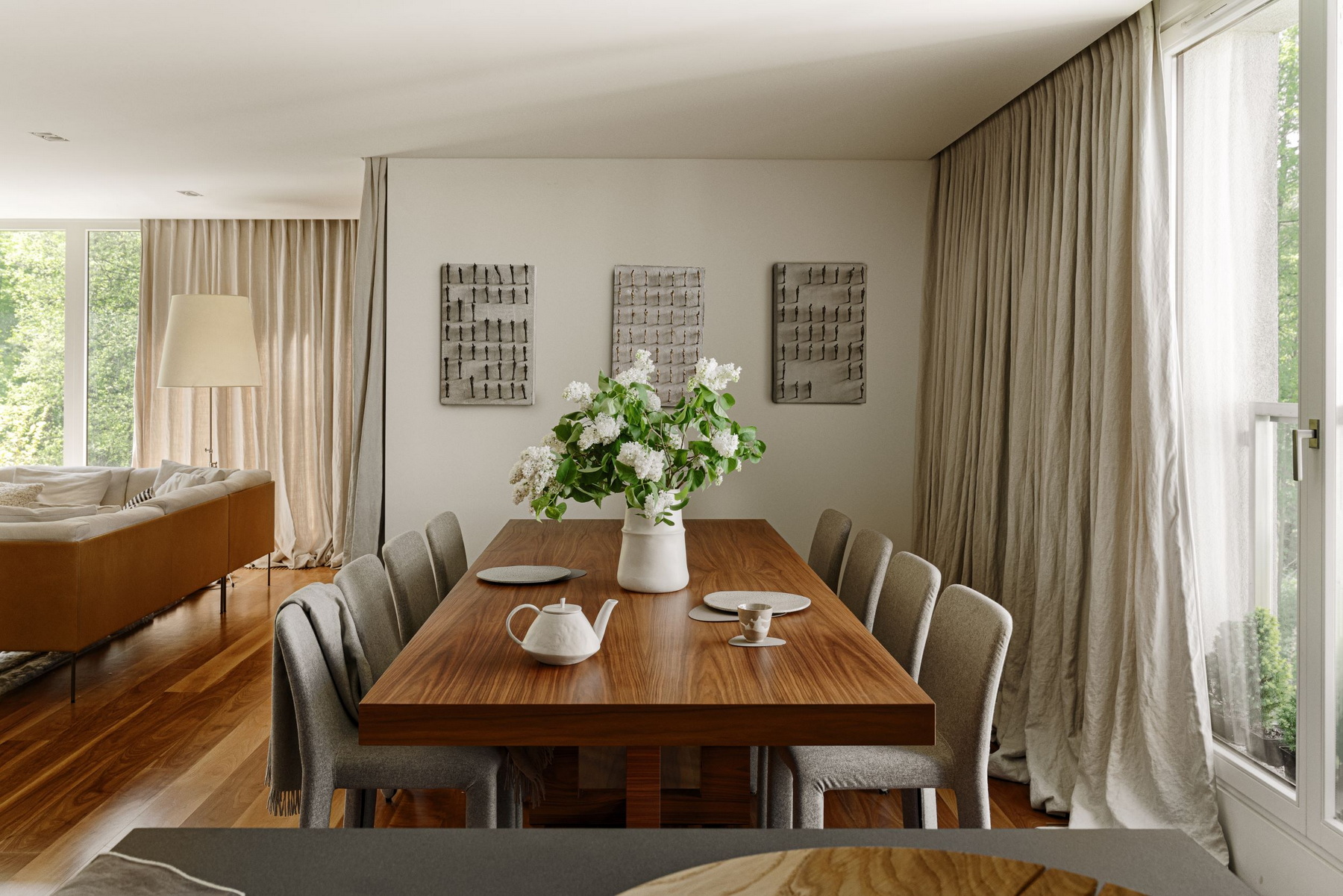 带露台和森林景观的公寓丨波兰华沙丨Katarzyna Kraszewska室内建筑工作室-28