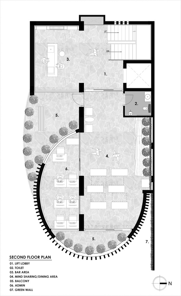 新德里创新树形建筑设计工作室丨印度新德里丨Arun Sharma-25