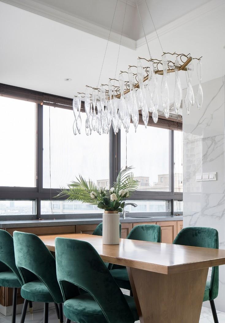 上海谷辰设计丨平层丨【阳光盒子】清爽美式里的优雅慢生活-14