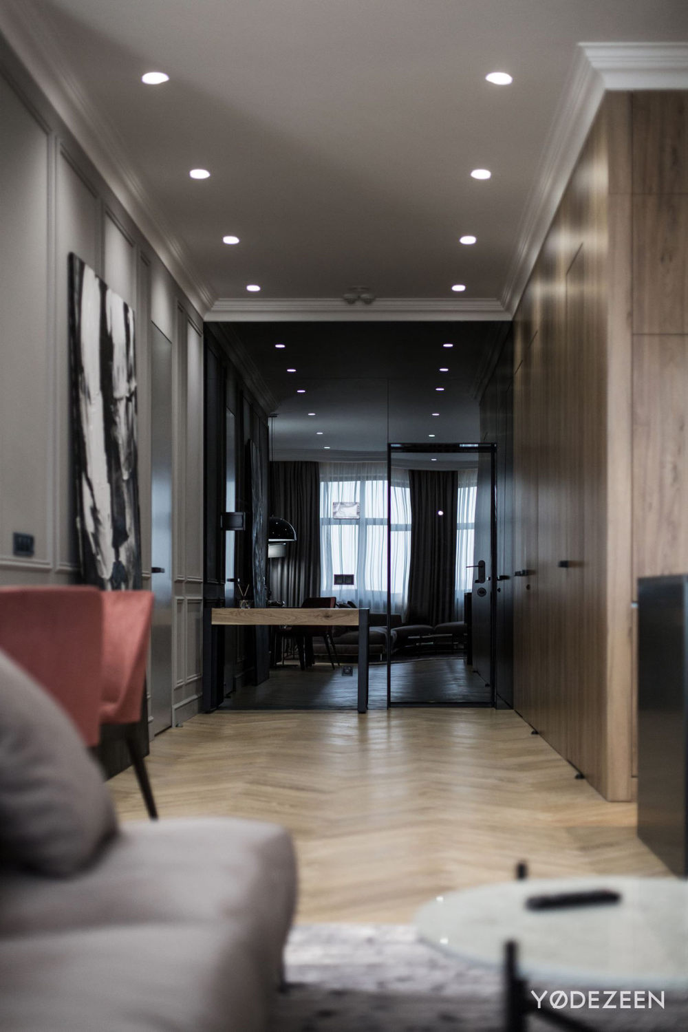 现代欧式混搭风某国外样板房设计-1