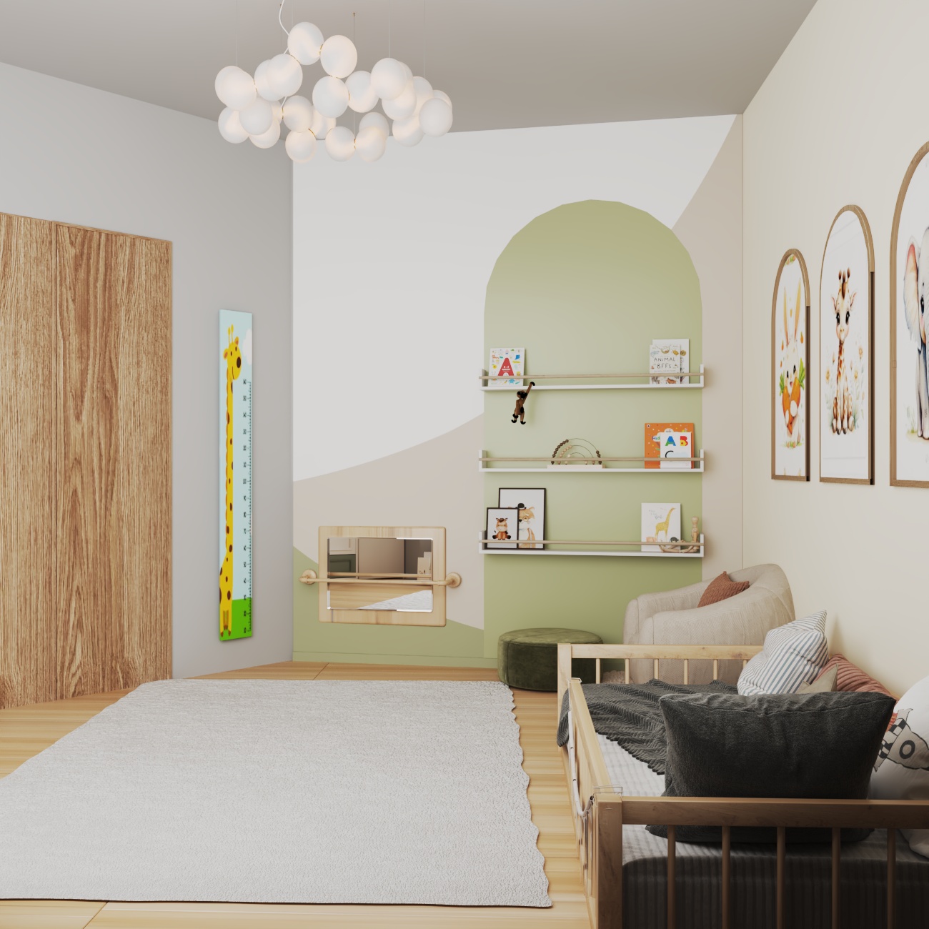 kids bedroom interior design/MontessoriDesign-2