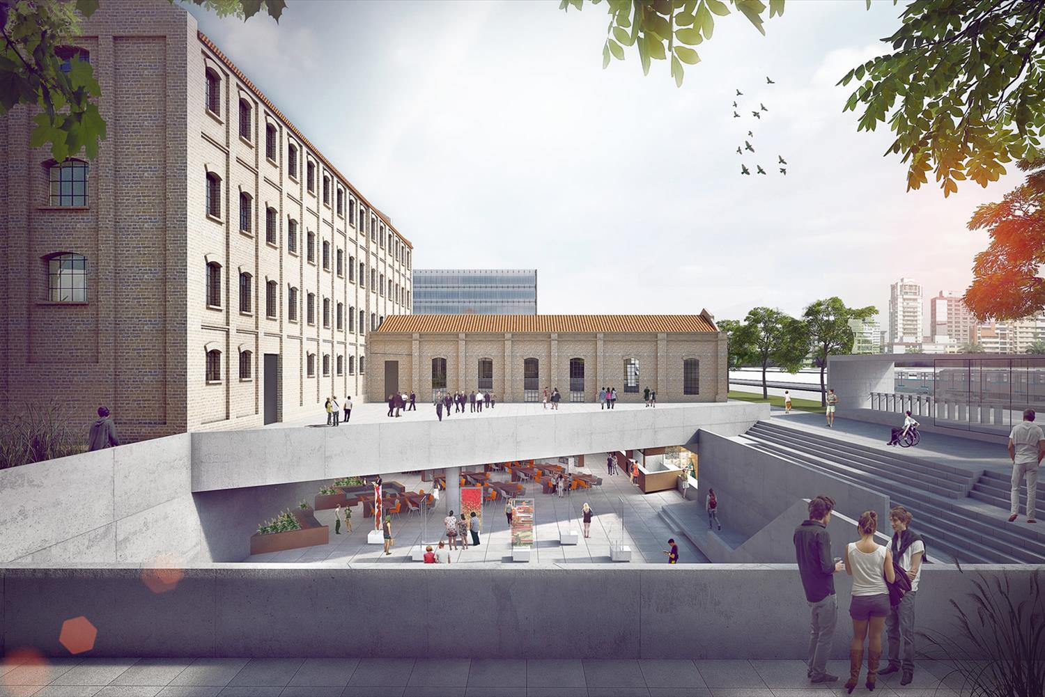 巴西 FAM 学院 · 融入历史环境的现代教育中心-2