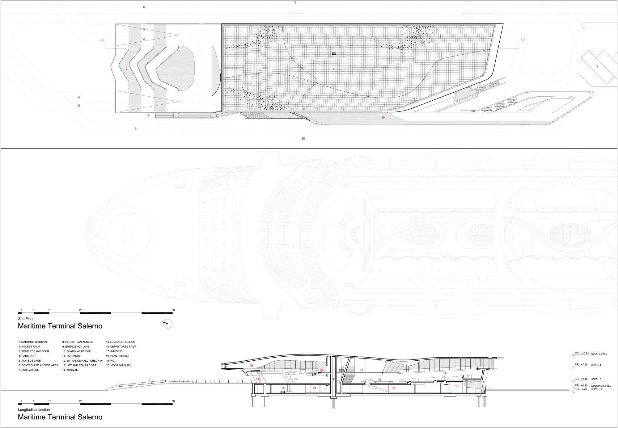 萨勒诺海运码头，意大利 / Zaha Hadid Architects-17