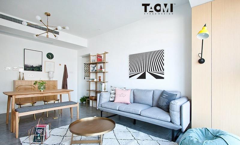 华鼎丽都国际北欧风格平层设计，打造舒适阅读空间-2