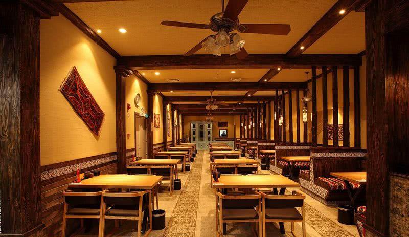 新疆乌鲁木齐万达广场巴巴汗餐饮空间设计-13