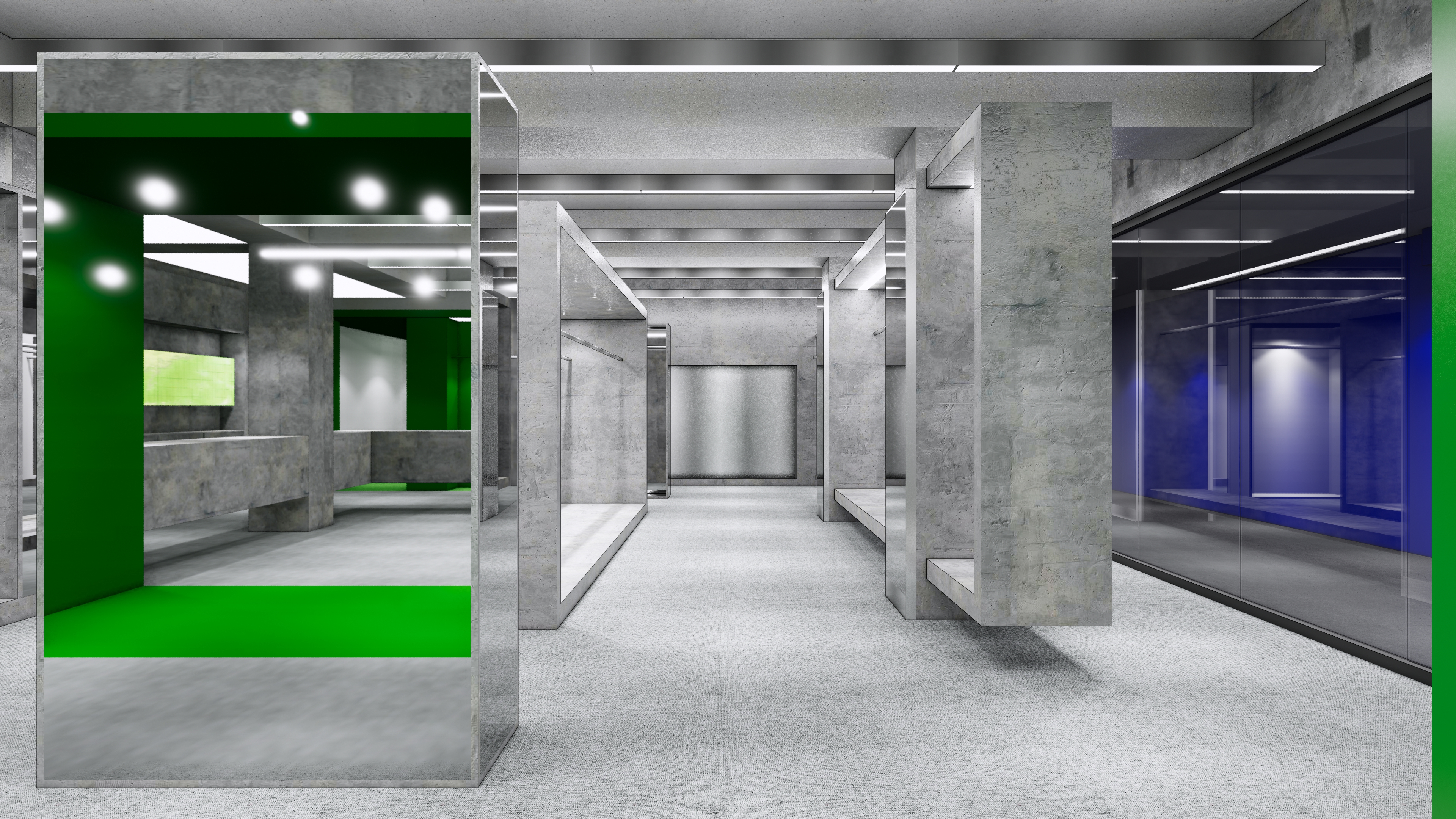 服装展厅集合店商业空间设计-25