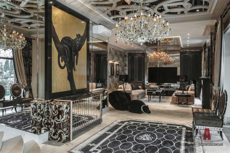古典庄园带俱乐部区域的室内设计丨Путиловская Марина（玛丽娜·普季洛娃）-22