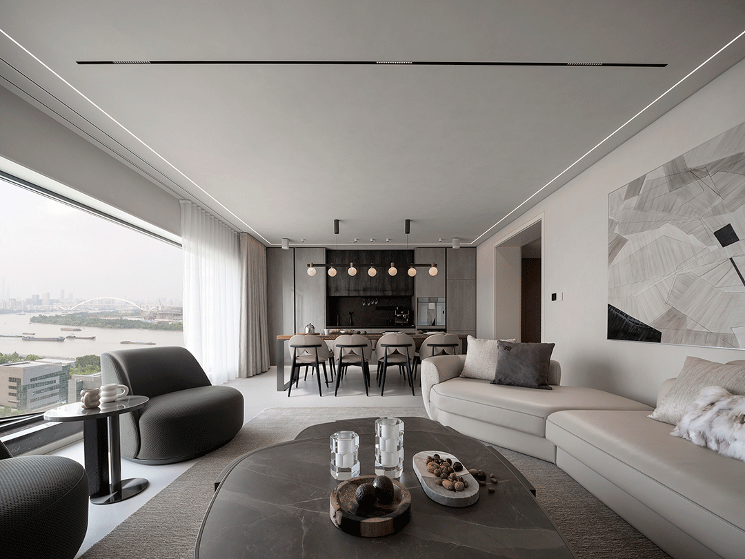 上海 270 度江景豪宅丨中国上海丨初献空间艺术-15