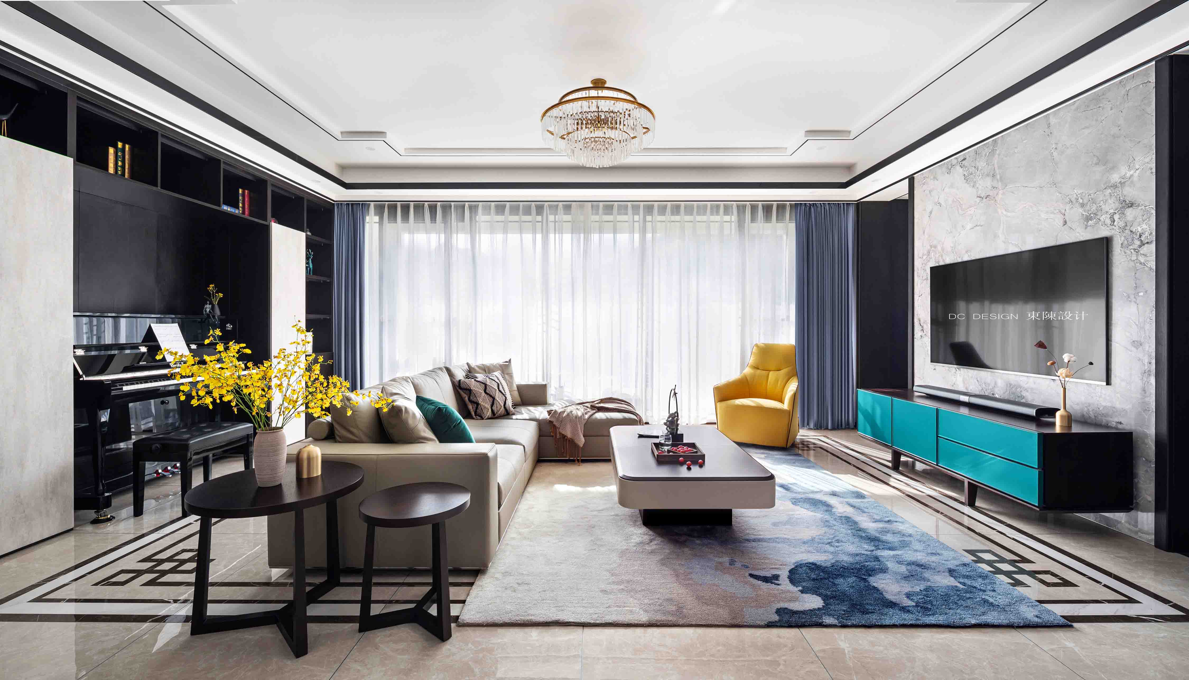 现代新中式混搭,打造品质生活空间-0