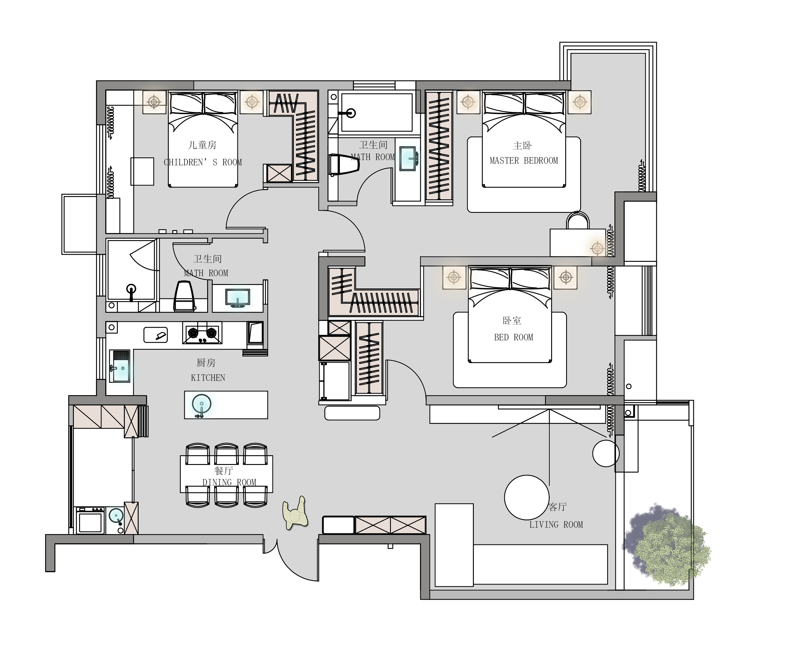 《逆光》空间设计丨中国周口丨大作空间设计-21