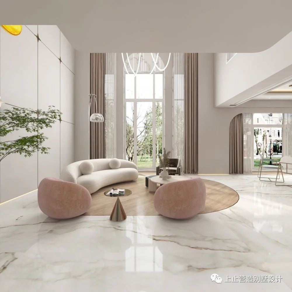 高迪曲线之美,上止营造空灵家居空间丨上止营造别墅设计-5