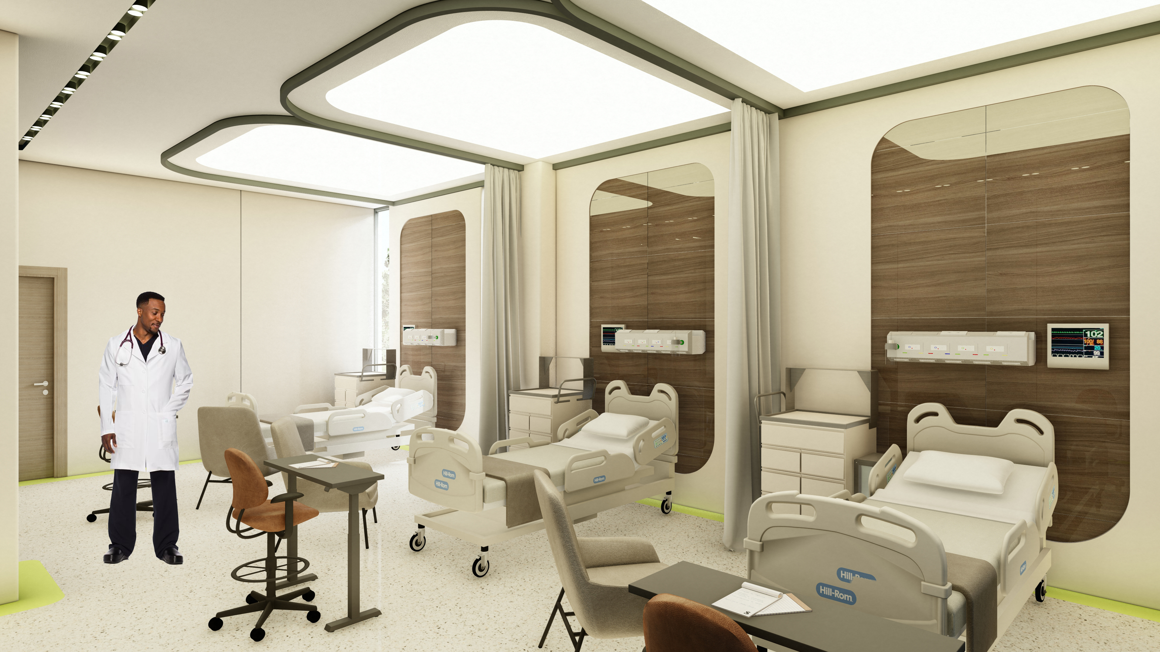 土耳其 Reale 医院室内设计丨Selim Senin,Cemil pamukcu,Alev Doru-44