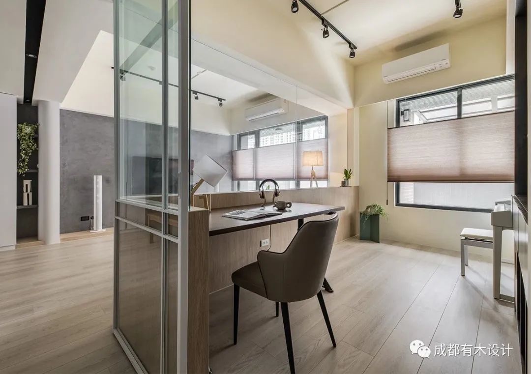 光与灰绿之间 · 简约新婚宅室内设计丨NOIICS-33