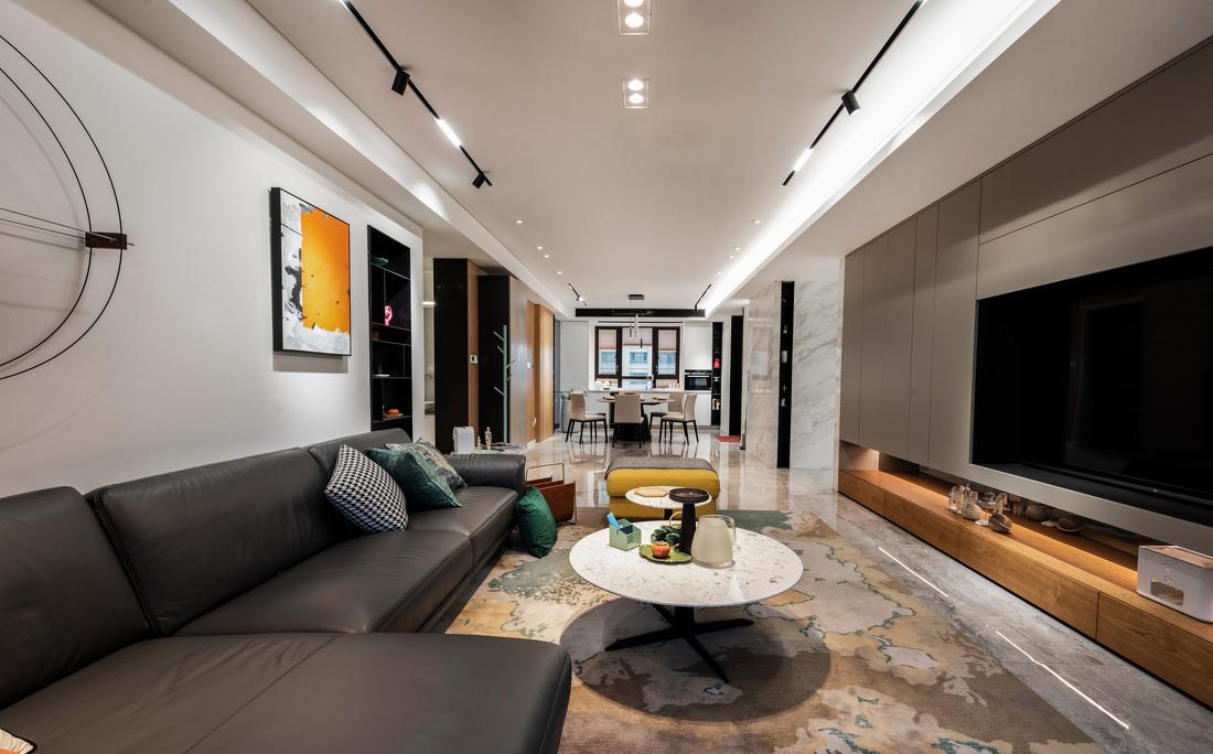 现代简约大平层，亲子共享空间设计-9