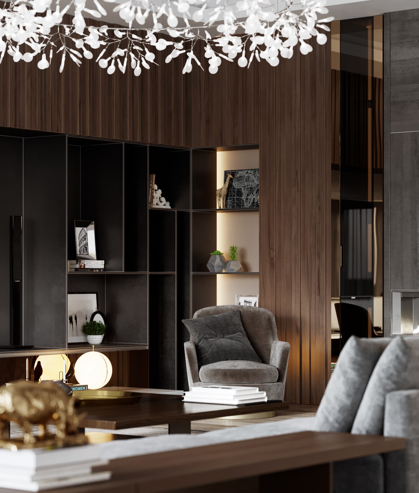 “高级灰+棕”加拿大品质别墅  Maxim Tsiabus-3