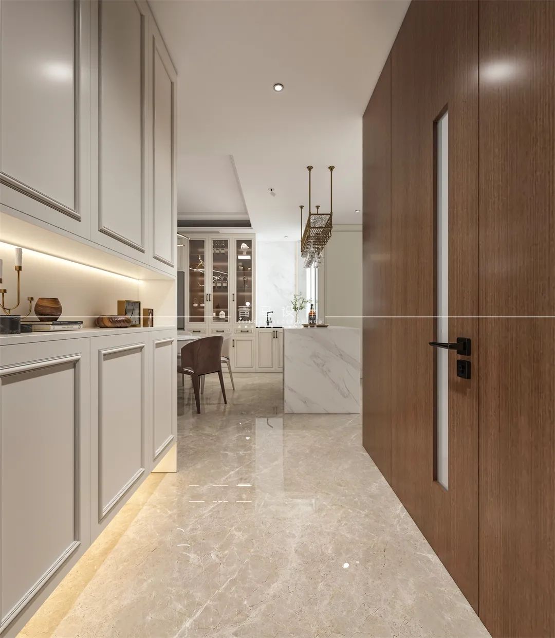 龙湖天钜上叠现代美式别墅丨青马别墅空间设计-48