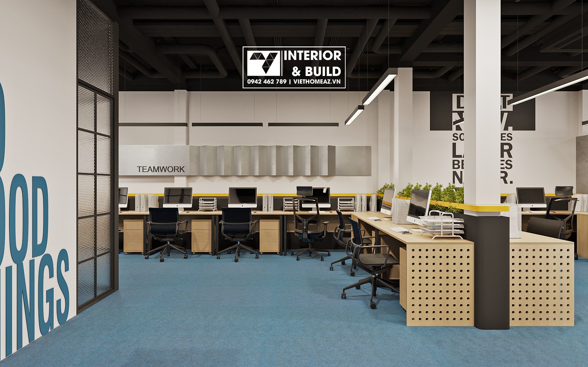 Quận 7 科技公司办公室设计丨越南胡志明市丨VietHome 建筑与室内设计-11