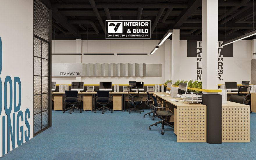 Quận 7 科技公司办公室设计丨越南胡志明市丨VietHome 建筑与室内设计-11