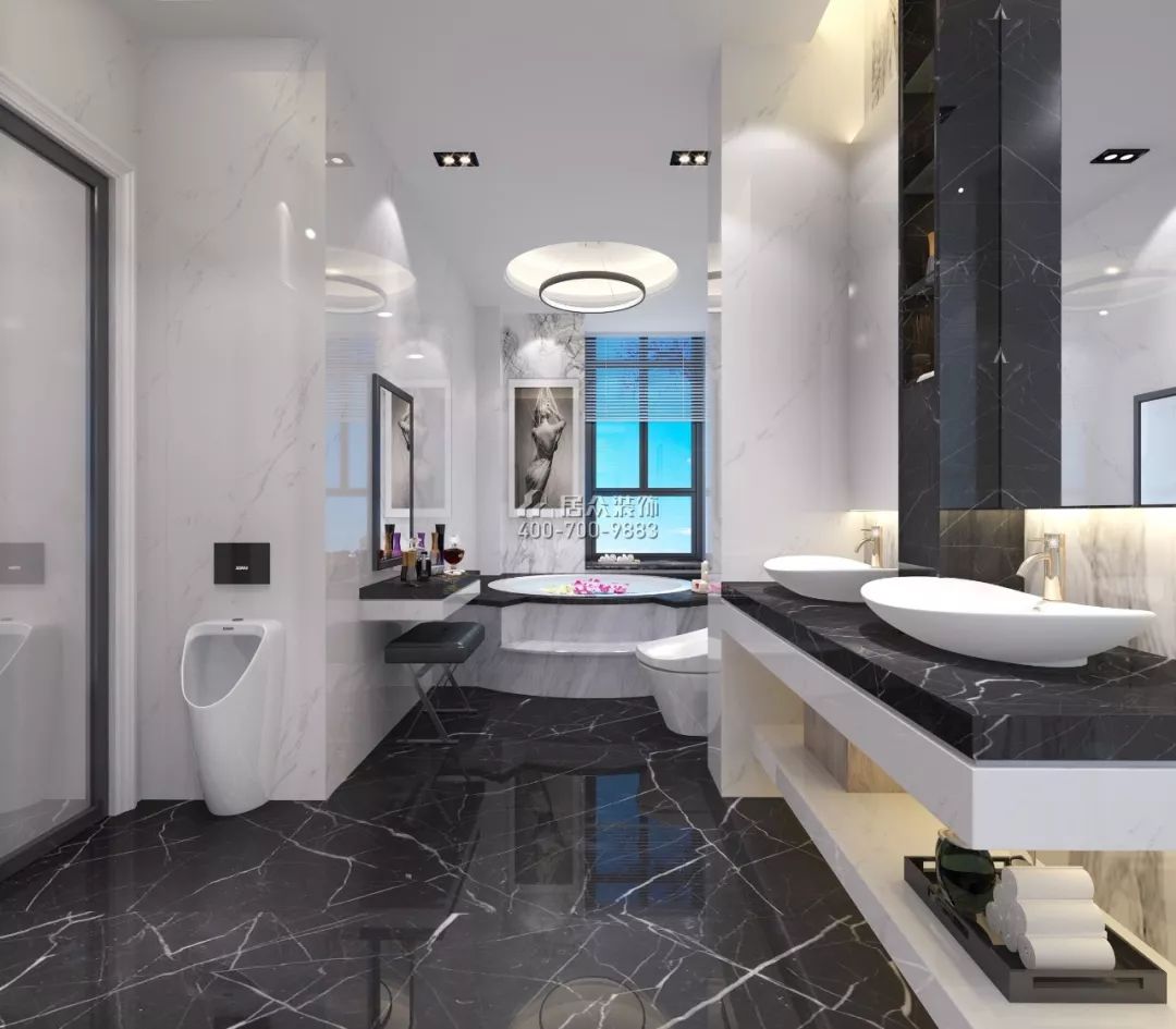 居众案例 | 240㎡现代简约 打造高级质感之家！-22