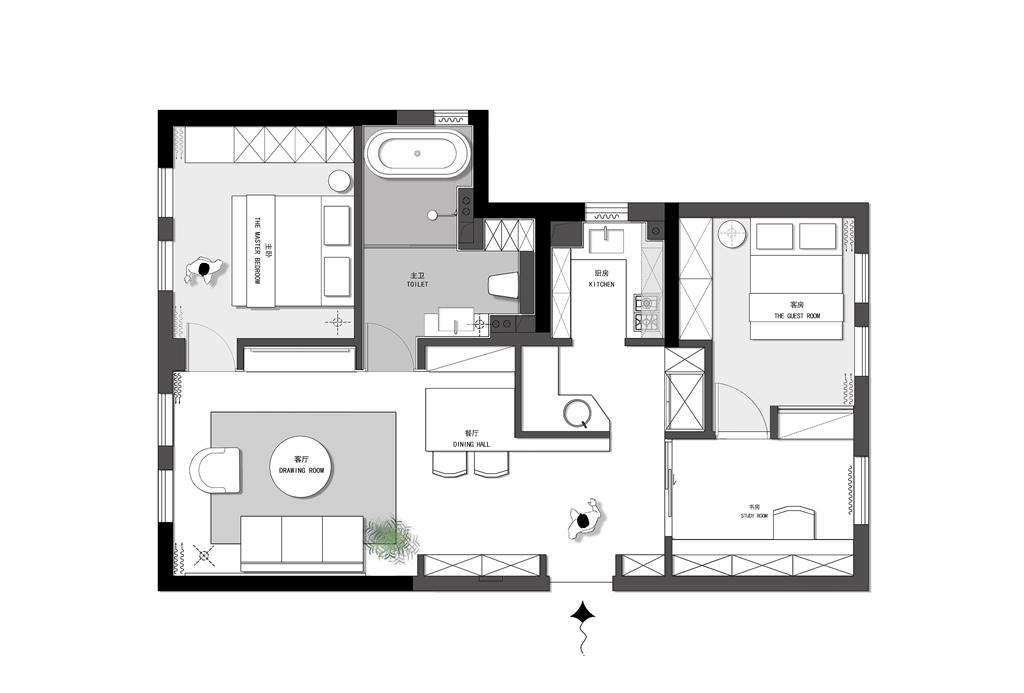 82㎡体育生之家-5