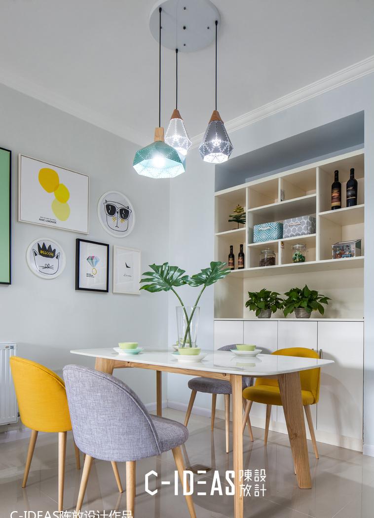 武汉陈放设计丨平层丨邻家薄荷绿-16