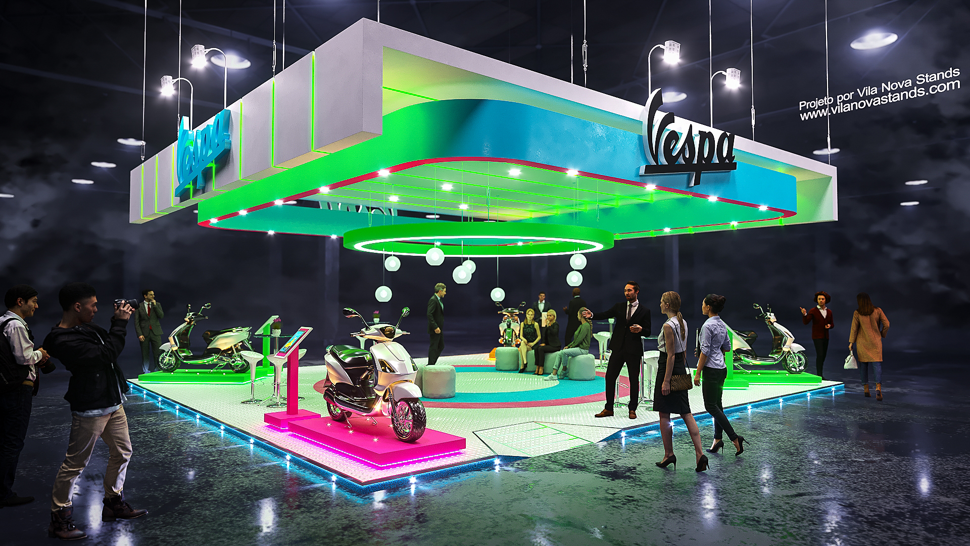 E·positor Vespa 展位设计-4