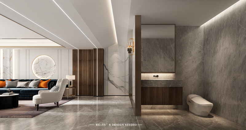 沉稳与大气的小奢私宅-2