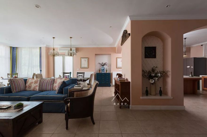 旧别墅新生活 | 南山瞰景,色彩斑斓的改造设计-51