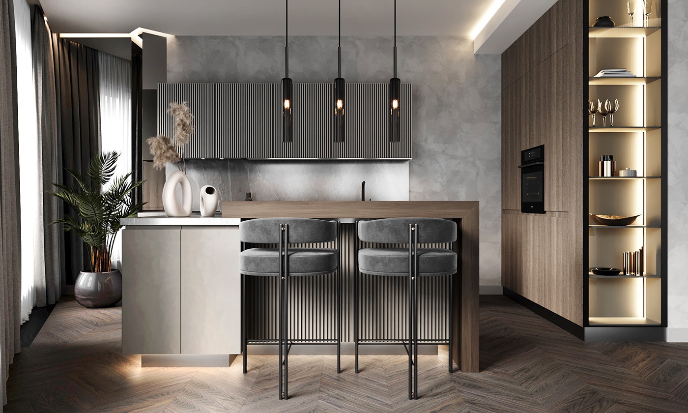 俄罗斯115㎡住宅设计 超有格调！-5