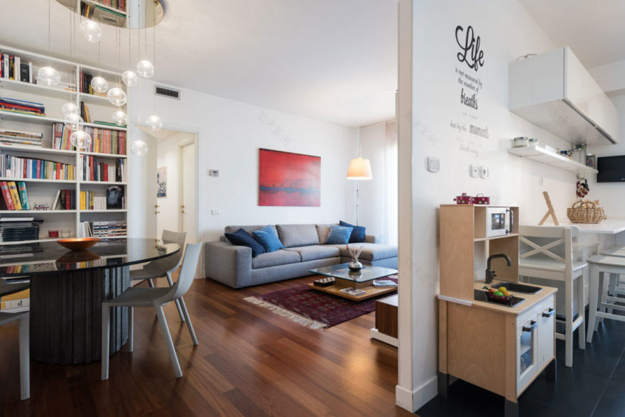 Zero6studio 翻新意大利罗马私人住宅-12