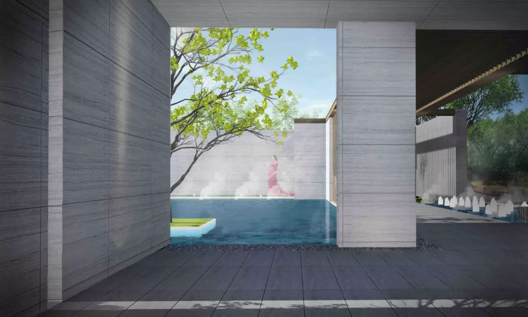 《城南胜地,人世蓬岛》 | 新东方主义写意,三进院落景观设计-32