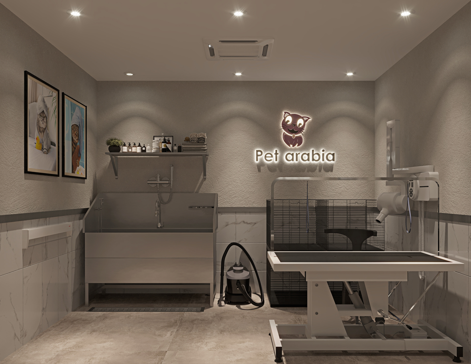 Pet Arabia 商店设计丨沙特阿拉伯丨Nouran Mohamed-6