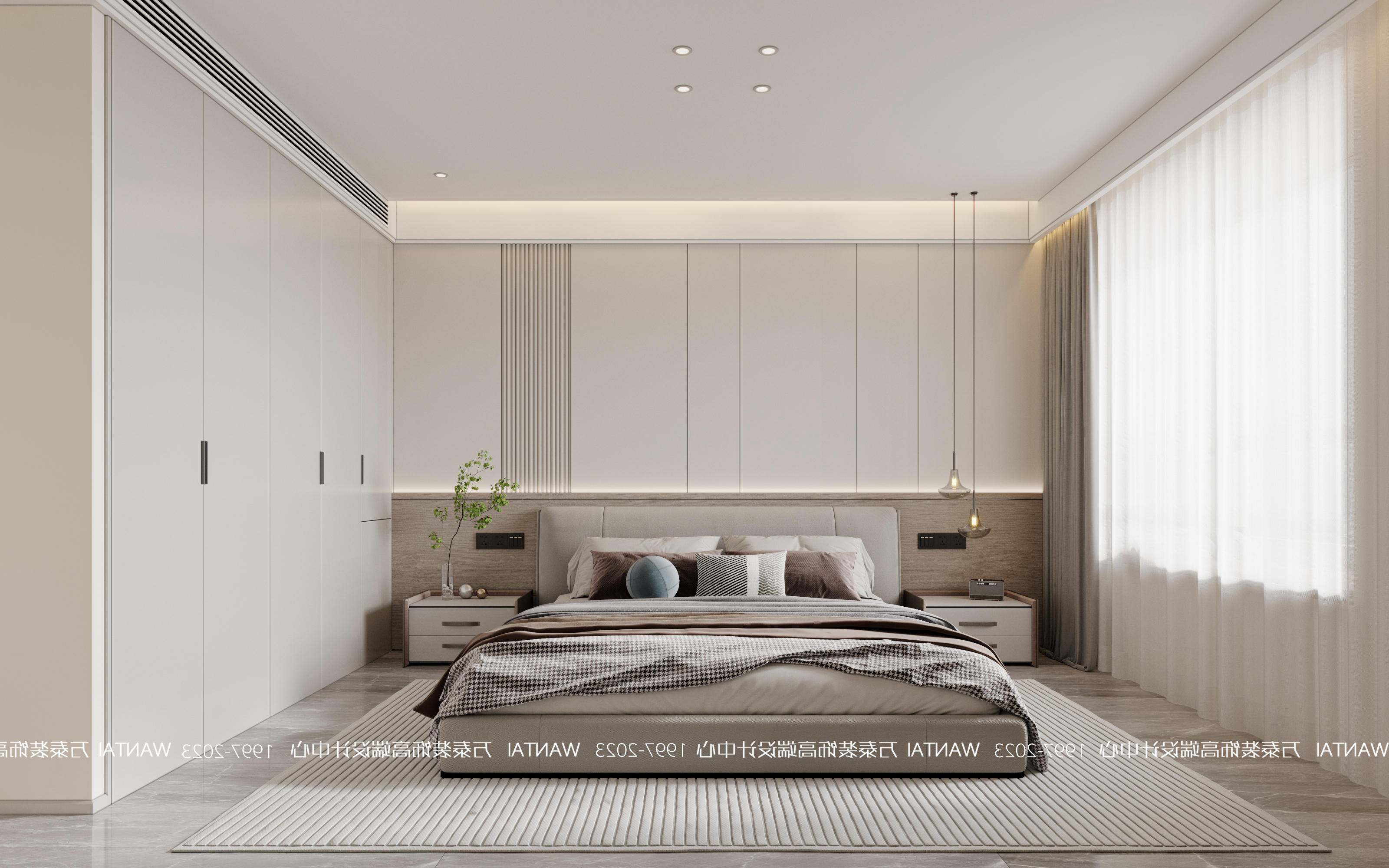 济宁和鸣天著116平装修效果图-1