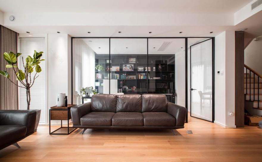 北京 230㎡现代简约别墅,灵动空间与生活温柔相拥-17