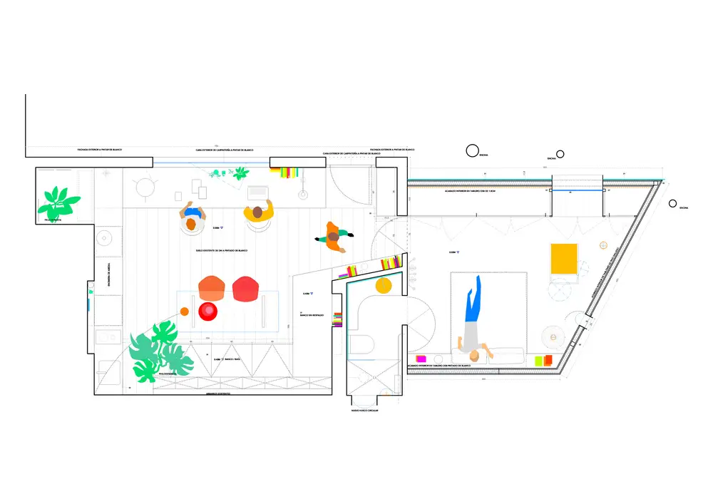 马德里 50m2 迷你之家 | 设计师巧妙运用镜子扩展空间-19