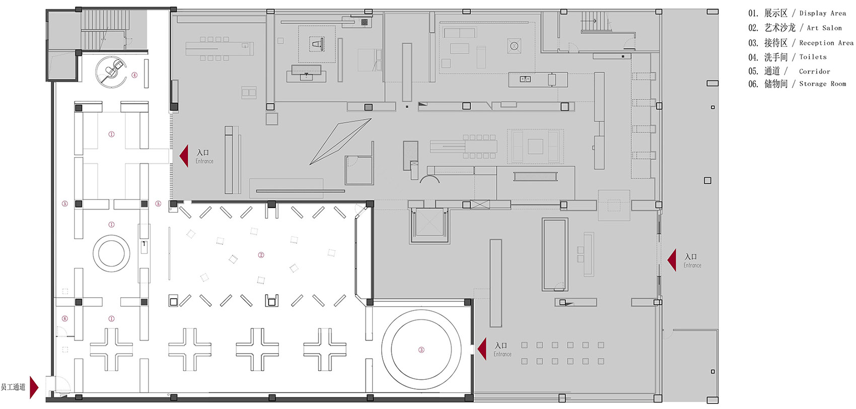 欧文莱总部大地主义展馆丨中国佛山丨AD ARCHITECTURE｜艾克建筑设计-85