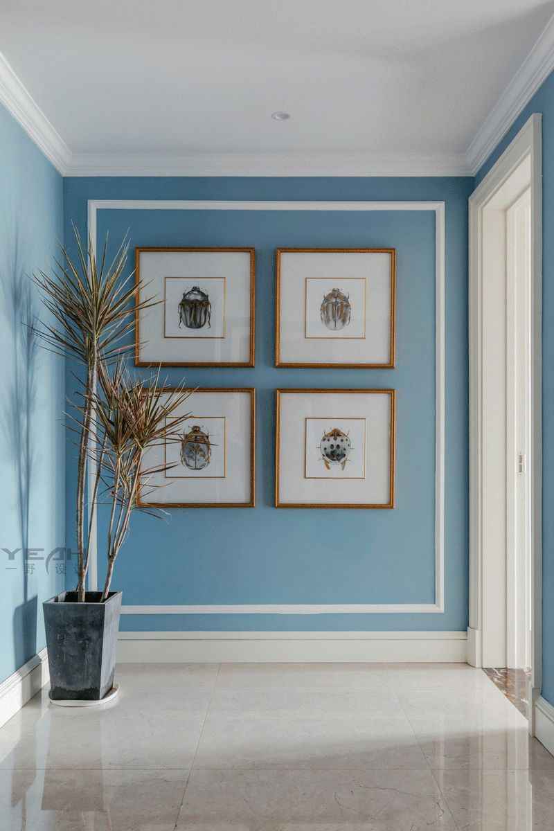 中南雅苑 | 140m² | 美式风格 | 奶油蓝与火烈鸟粉的完美融合-18