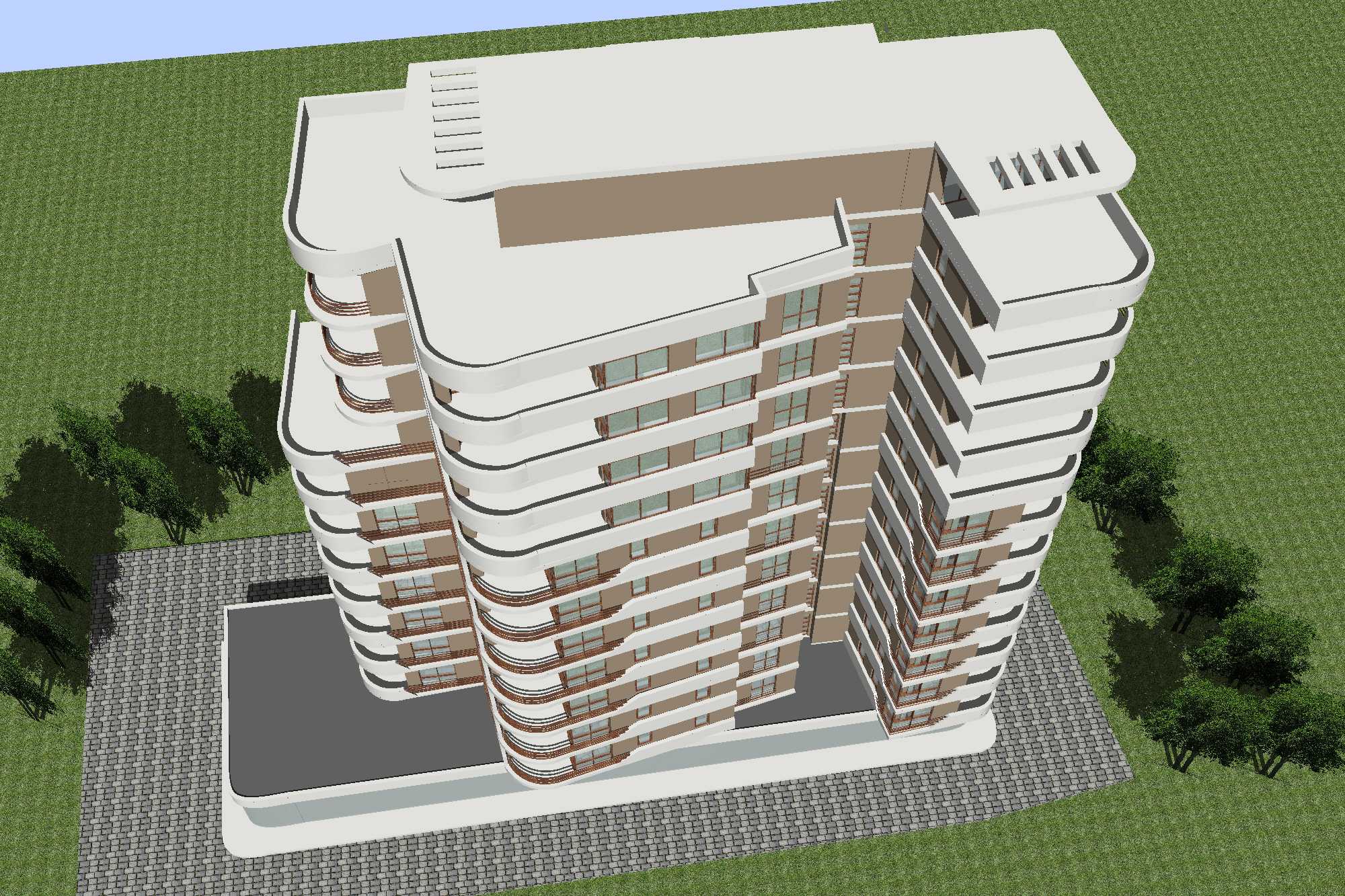 Petek 公寓建筑概念设计-24