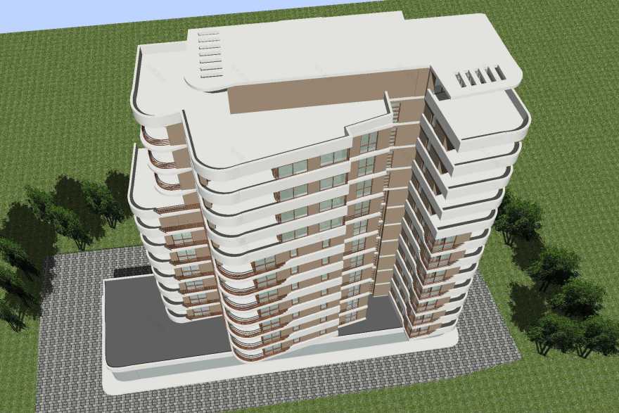 Petek 公寓建筑概念设计-24