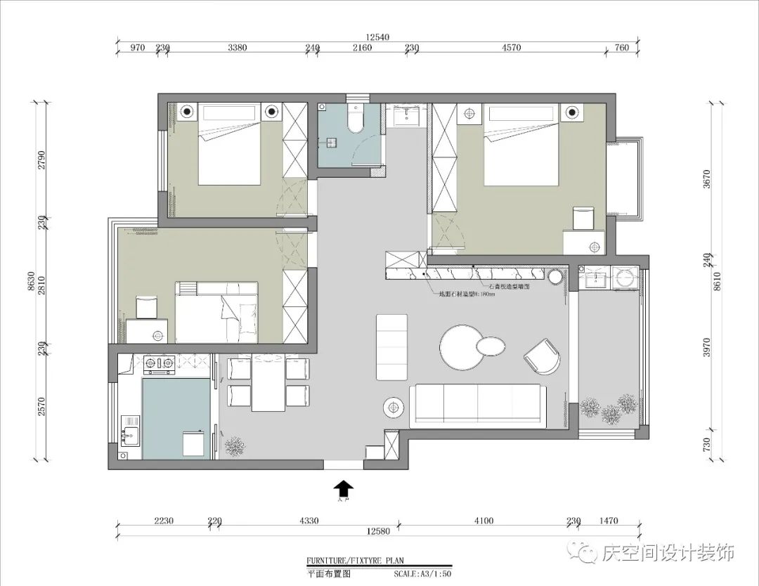 洛阳孟津理想家园 110m²现代简约风丨中国洛阳丨庆设计&禹果软装-25