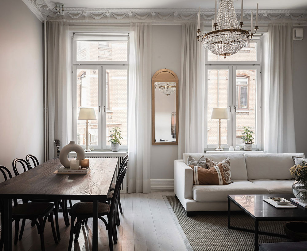 瑞典 73 平米优雅黑白公寓，设计灵感来自经典元素-3