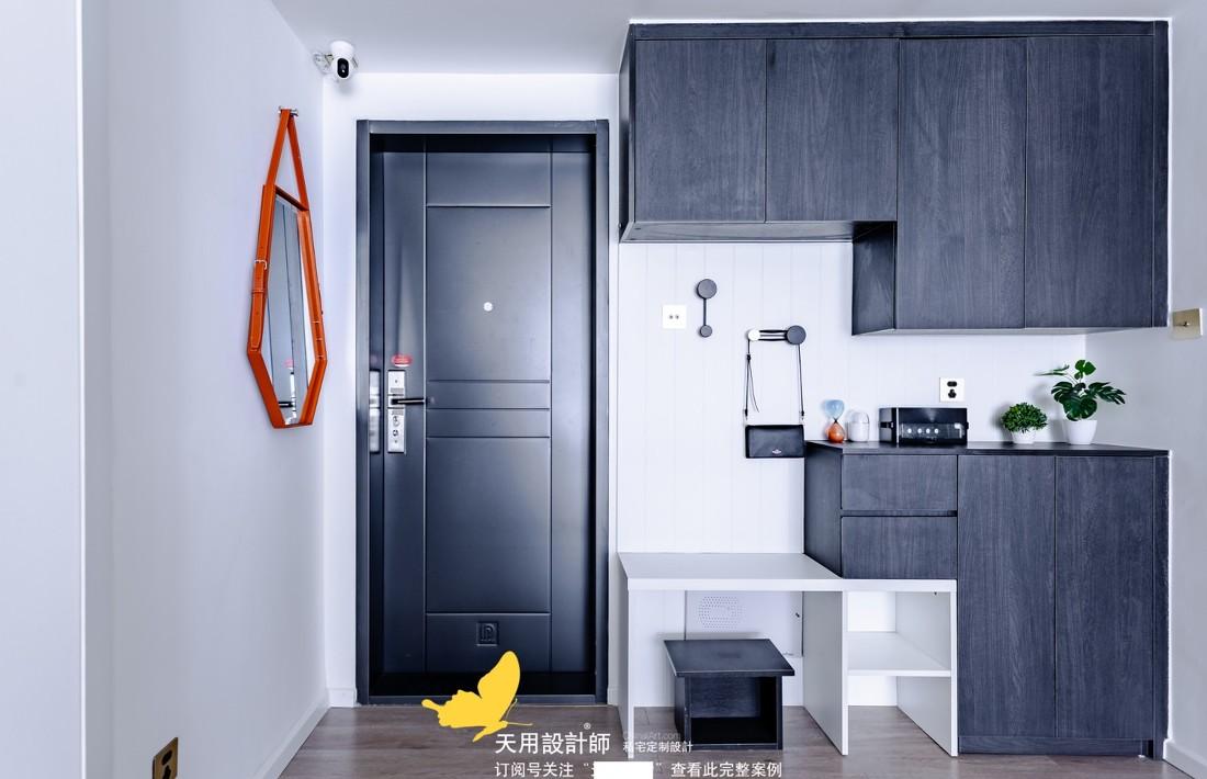 北欧现代简约风,两房改三房的实用与颜值在线设计-5