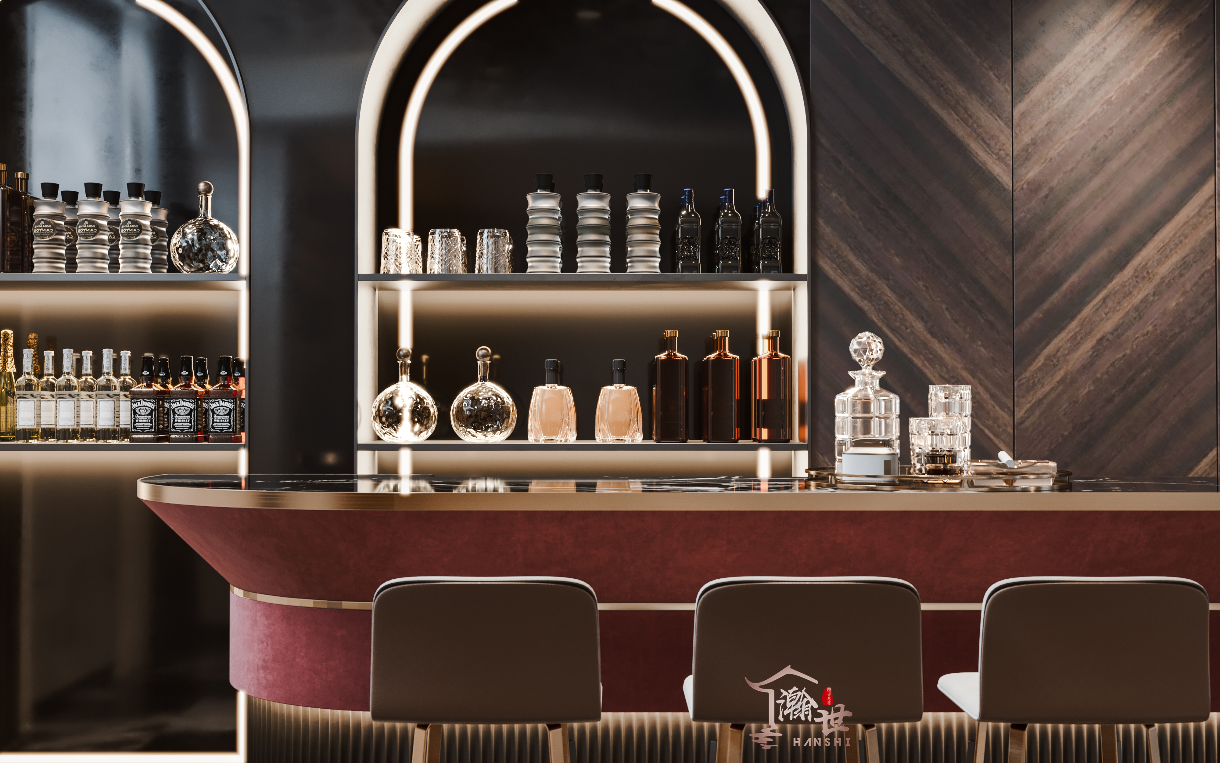 现代轻奢家装-瀚世表现-15